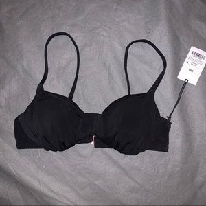 Shade & Shore Black Bikini Top 32b NWT Padded